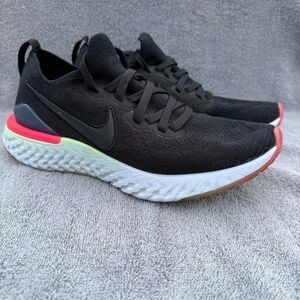 Women’s Nike Epic React Flyknit 2 Running Shoe Black Pink Lime 9.5
